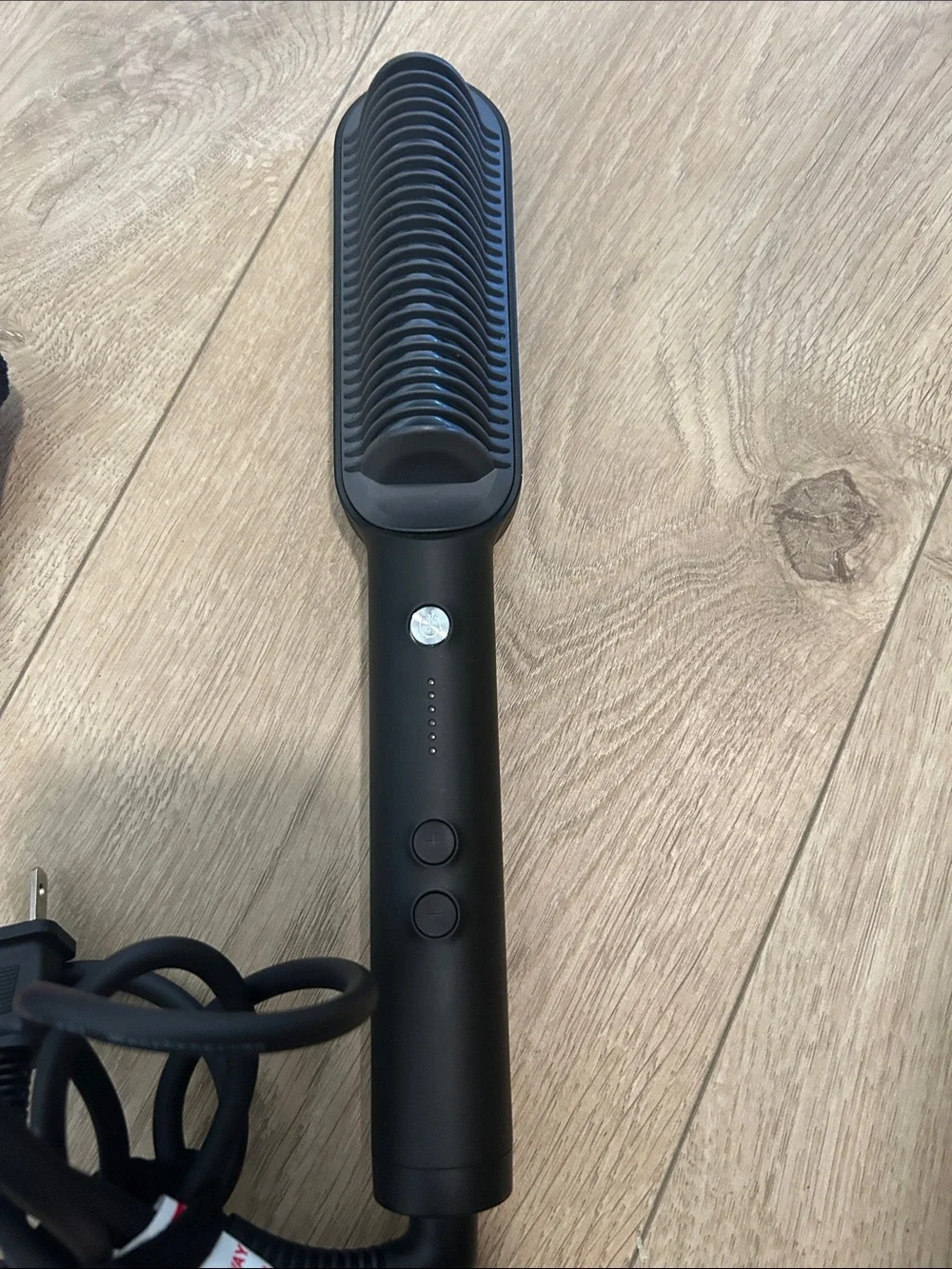 TYMO RING Hair Straightener Brush, Flat, grey, NWT Open box